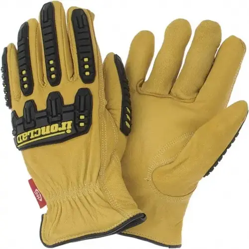 Ironclad ILD-IMPC5-05-XL Cut-Resistant & Impact-Resistant Gloves: Size X-Large, ANSI Puncture 3, HPPE Lined, HPPE