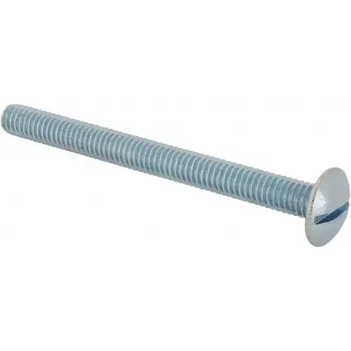 Machine Screw: 5/16-18 x 3-1/2" Length Under Head, Truss Head, Slotted