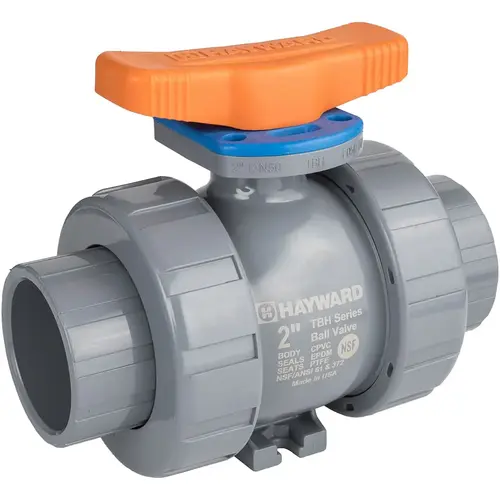 Hayward Flow Control TBH2075A0SV0000 Manual Ball Valve: 3/4" Pipe, Full Port
