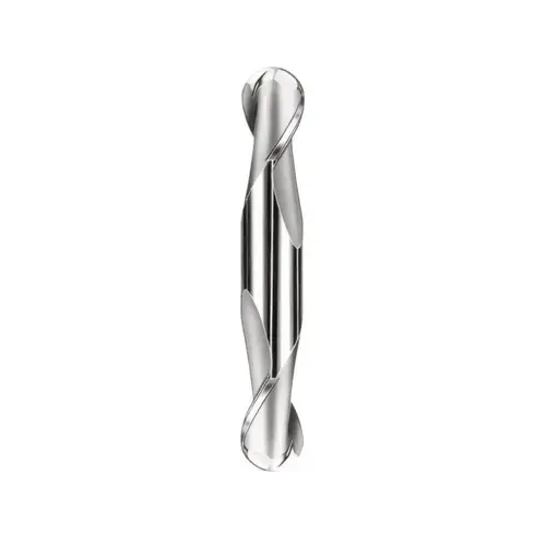 SGS 31508 Ball End Mill: 0.0781" Dia, 0.125" LOC, 2 Flute, Solid Carbide Uncoated