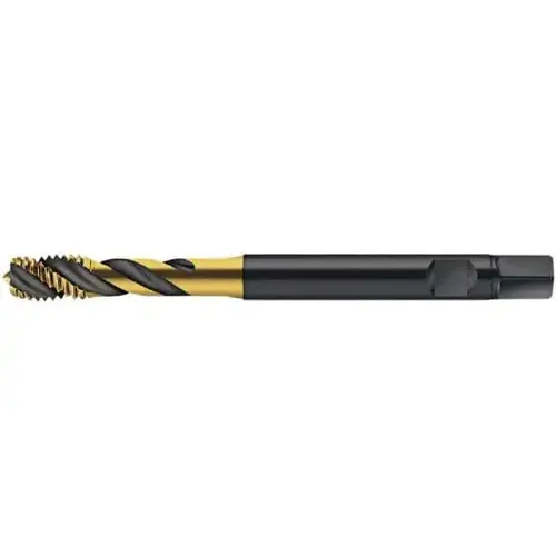 Walter-Prototyp 5101687 Spiral Flute Tap: M4x0.70 Metric, 3 Flutes, Modified Bottoming, 6HX Class of Fit, Cobalt, TIN Coated