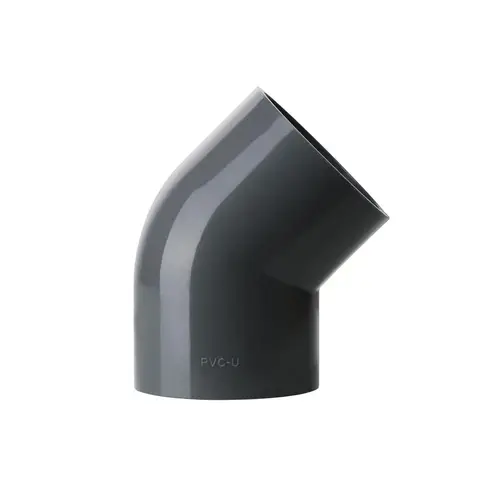 ProSource 90380000709 3" PVC Plastic Pipe 45 degree Elbow