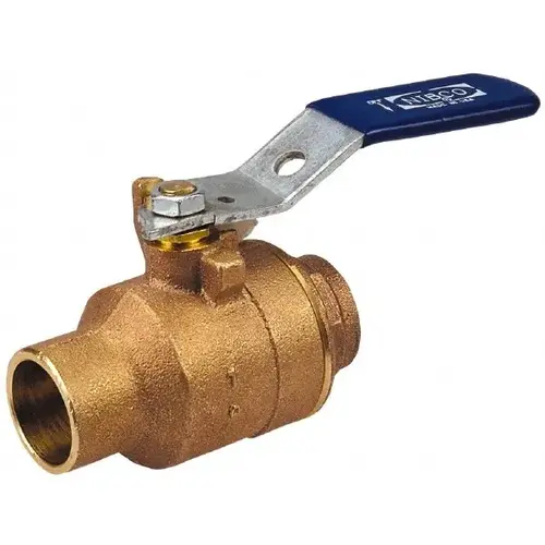 NIBCO NJ831LB Standard Manual Ball Valve: 1-1/4" Pipe, Full Port