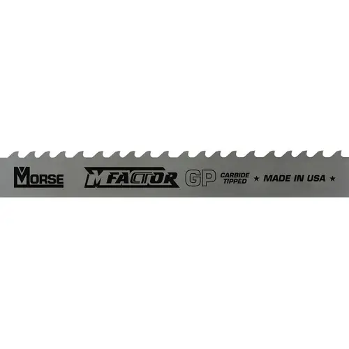 M.K. MORSE 8261341500 Welded Bandsaw Blade: 12 ft 6" Long, 1-1/4" Wide, 0.042" Thick, 3 to 4 TPI