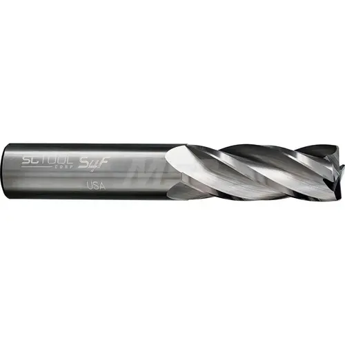 SC Tool 30221 Ball End Mill: 0.1875" Dia, 0.625" LOC, 4 Flute, Solid Carbide