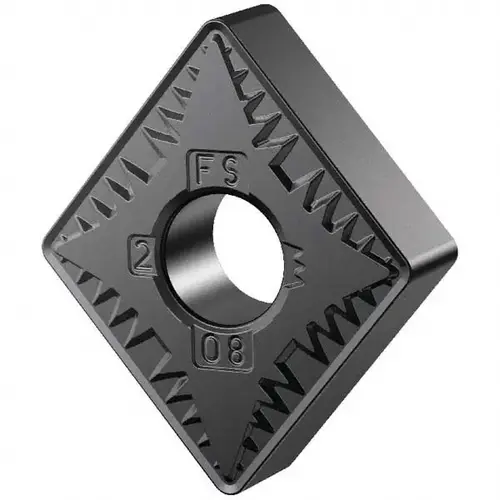 Kennametal 6756003 Turning Insert: CNGG431FS KCS10B, Solid Carbide