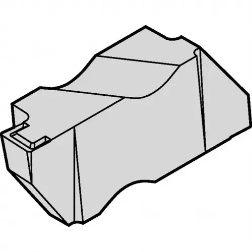 Kennametal 5968020 Grooving Insert: NG2K KCP25B, Solid Carbide TiOCN