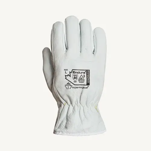 Superior Glove Works 378GKGE-XL Cut & Puncture Resistant Gloves; Coating Material: Uncoated ; Coating Coverage: Uncoated ; Glove Type: Cut-Resistant ; ANSI/ISEA Cut Resistance Level: A4 ; Primary Material: Leather ; ANSI/ISEA Abrasion Resistance Level: 4