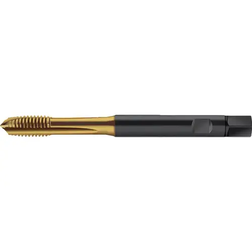 Walter-Prototyp 5348679 Spiral Point Tap: 1/4-28 UNF, 3 Flutes, Plug Chamfer, 2B Class of Fit, High-Speed Steel-E, TiN Coated