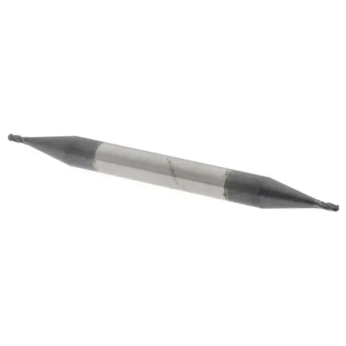 Accupro 12185327 Ball End Mill: 0.0313" Dia, 0.0625" LOC, 4 Flute, Solid Carbide