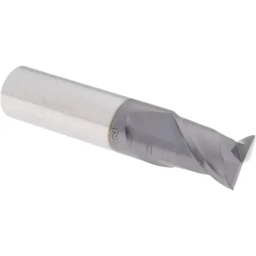 Accupro 14788355 Square End Mill: 2 Flutes, Solid Carbide
