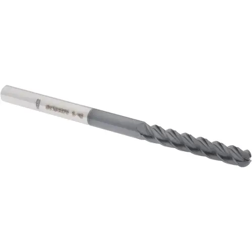 Accupro 12184897 Ball End Mill: 0.1875" Dia, 1.125" LOC, 4 Flute, Solid Carbide