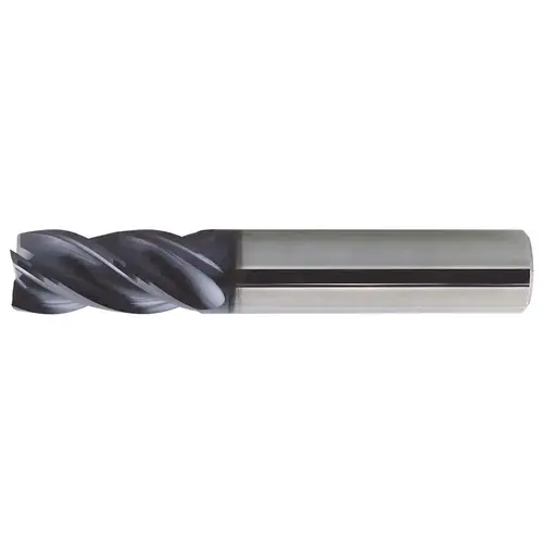 ProMax US007004 Square End Mill: 1/8" Dia, 1/2" LOC, 4 Flutes, Solid Carbide