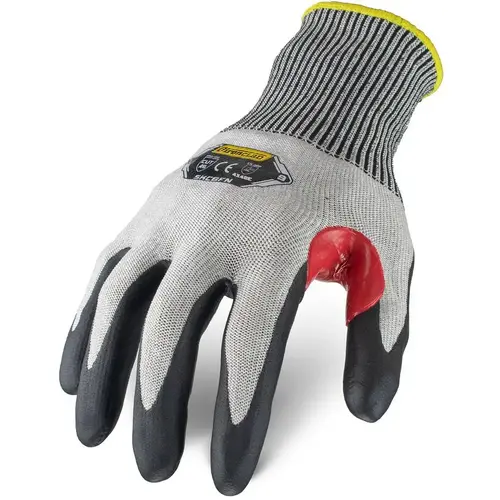 Ironclad SKC6FN-04-L-XCP12 Puncture-Resistant Gloves: Size Large, ANSI Cut A6, ANSI Puncture 4, Foam Nitrile, HPPE Steel Blended Knit - pack of 12