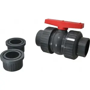 Simtech TBB 101 4 030 True Union Manual Ball Valve: 3" Pipe, Full Port
