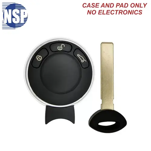 IYZKEYR5602 3-BTN SMART KEY SHELL WITH E-KEY/NO BATTERY DOOR - L,U,T