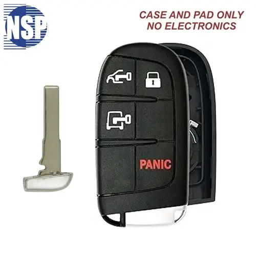 PROMASTER SMART KEY SHELL WITH SIP22 E-KEY 4-BTN - L,U,P,CD
