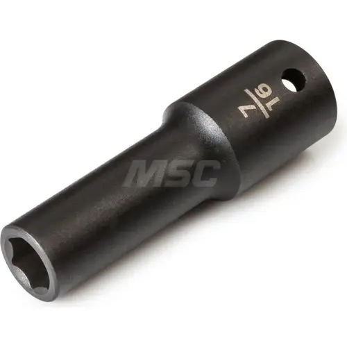 Tekton SID23011 1/2 Inch Drive x 7/16 Inch Deep 6-Point Impact Socket