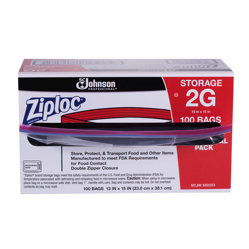 SCJP Ziploc Storage 2 Gallon 100ct US CA
