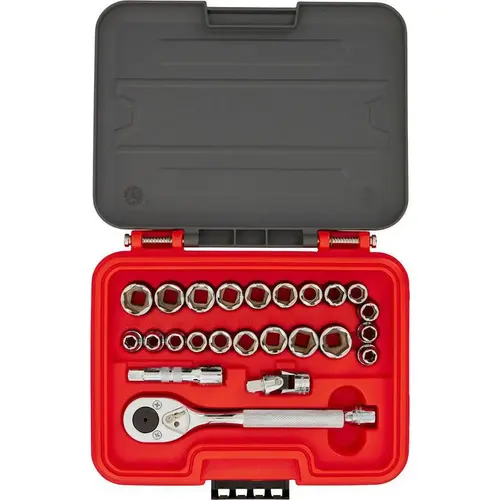 Proto J52325S Socket Set: 25 Pc, 3/16 to 3/4" Socket