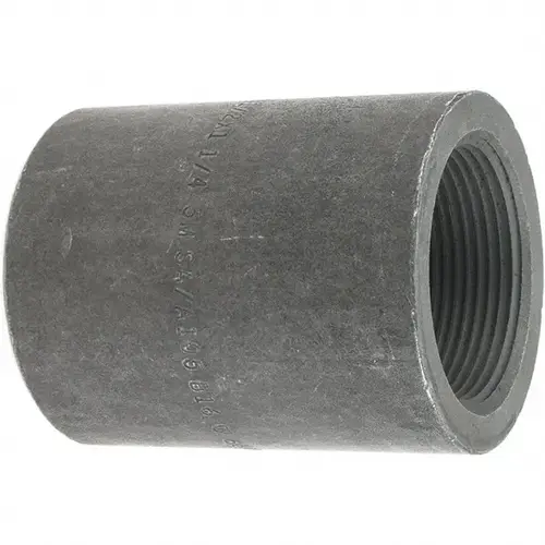 ANViL 361177702 Black Reducing Coupling: 1-1/2 x 1-1/4", Threaded
