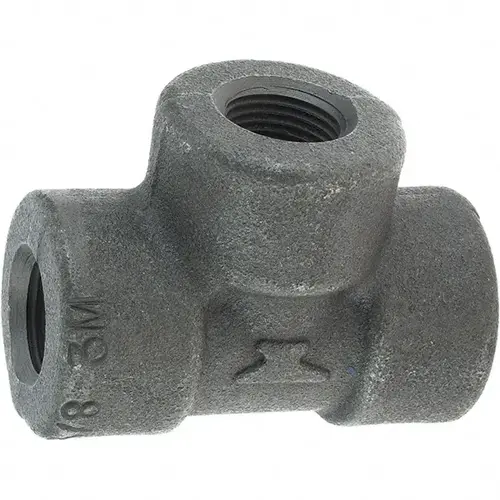 ANViL 361119407 Black Tee: 3/8", Threaded