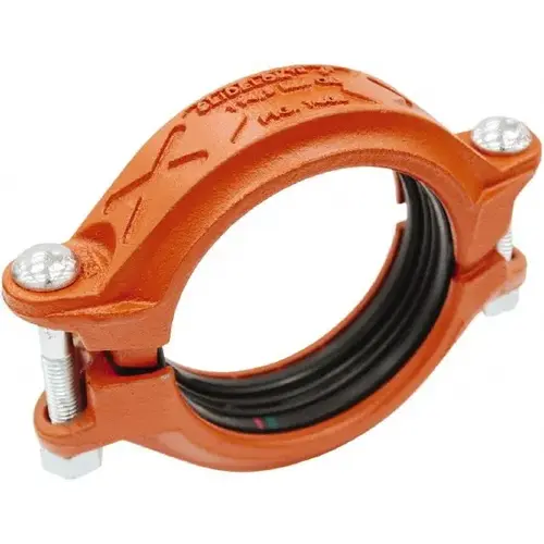 ANViL 390010023 Black 90 degree Elbow & Coupling: 2-1/2"