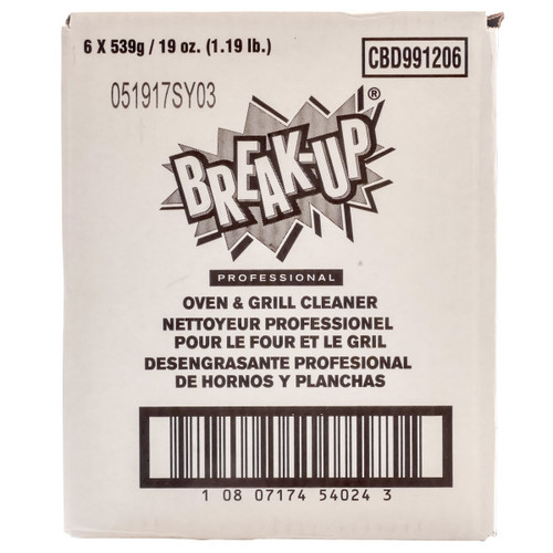 BREAK-UP CBD991206 Break-Up Professional Oven & Grill Cleaner, 6 Each