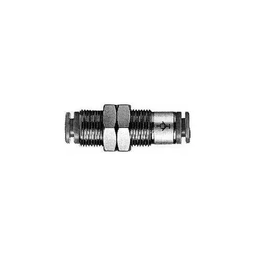 SMC PNEUMATICS KCE04-02 Push-To-Connect Tube Fitting: Female Bulkhead, 1/4" Thread