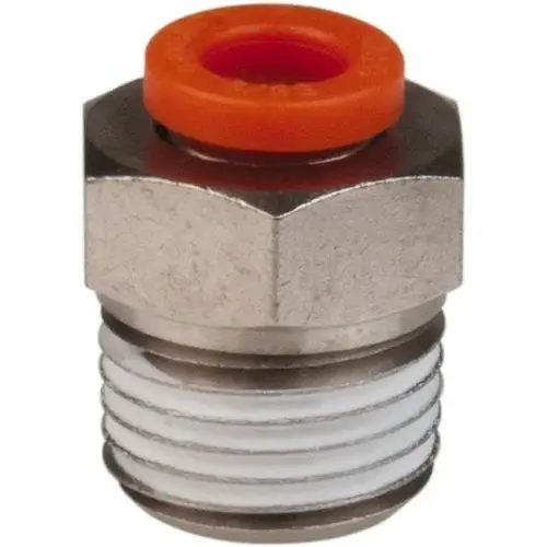 SMC PNEUMATICS KQ2H03-34NS Push-to-Connect Tube Fitting: Connector, 1/8" Thread, 5/32" OD