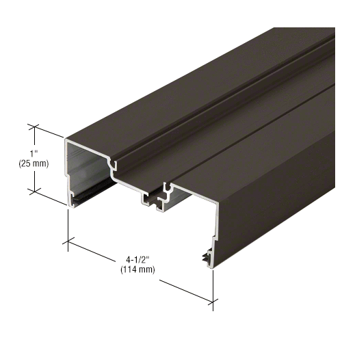 CRLU.S. Aluminum 1S47022 Bronze Black Anodized Male Expansion Mullion