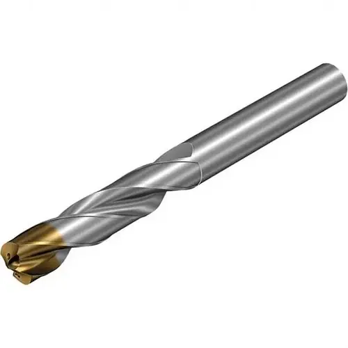Sandvik Coromant 7781704 Jobber Drill: 8.00 mm Dia, 140 deg Point, Solid Carbide
