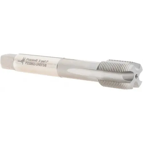 Walter-Prototyp 6149499 Spiral Point Tap: 5/8-24, UNEF, 4 Flutes, Plug, 2B, Cobalt, Bright Finish