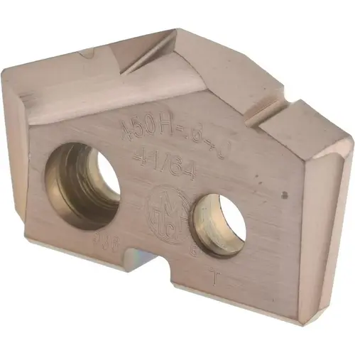 Allied Machine and Engineering 450H-.640 Spade Drill Insert: 41/64" Dia, Seat Size 0, Cobalt, 132 deg Point AM200