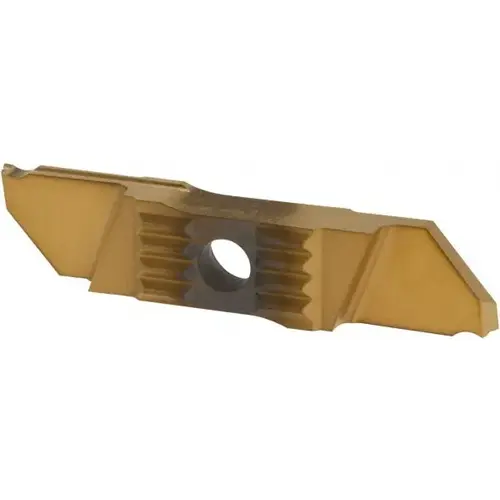 NTK 7902809 Cutoff Insert: CTPW25FLK ZM3, Carbide, 2.5 mm Cutting Width Titanium Nitride