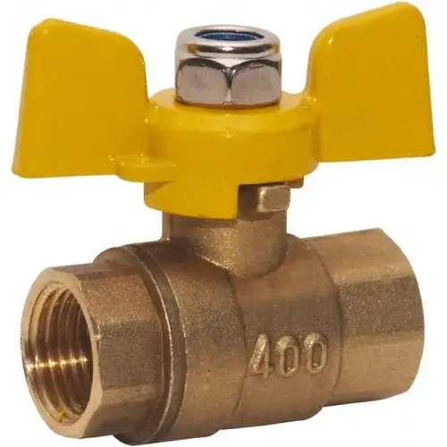 Standard Manual Ball Valve: 1" Pipe, Full Port