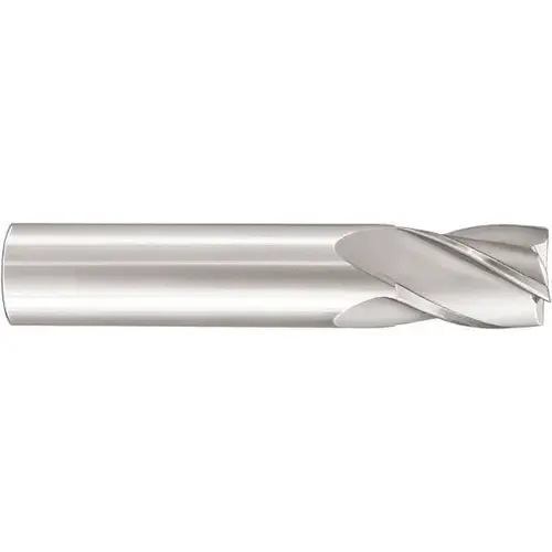 SGS 49184 Square End Mill: 4 mm Dia, 8 mm LOC, 4 Flute, Solid Carbide AlTiN