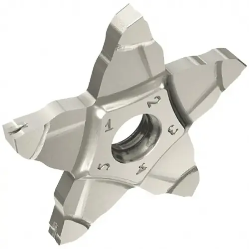 Iscar 6004766 Cutoff Insert: PENTA34N300J000 IC908, Carbide, 3 mm Cutting Width Coated