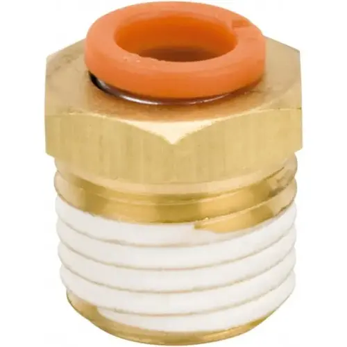 SMC PNEUMATICS KQ2H03-34AS-XCP5 Push-to-Connect Tube Fitting: Connector, 1/8" Thread, 5/32" OD - pack of 5