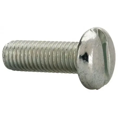 Value Collection 1512MSP Machine Screw: 1/4-28 x 3/4" Length Under Head, Pan Head, Slotted