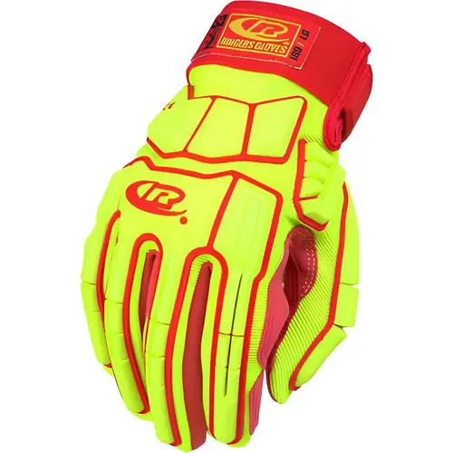 RINGERS R169G-12 Cut-Resistant & Impact-Resistant Gloves: Size 3X-Large, ANSI Cut A5, Uncoated, Series R169