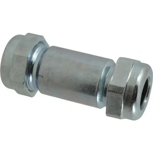 1/2" Pipe, Galvanized Compression Pipe Coupling