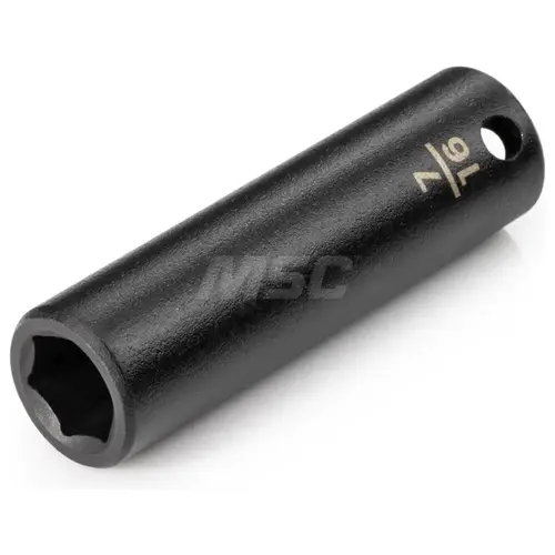 Tekton SID13011 Impact Socket: 3/8" Drive, 7/16" Socket, Hex Drive