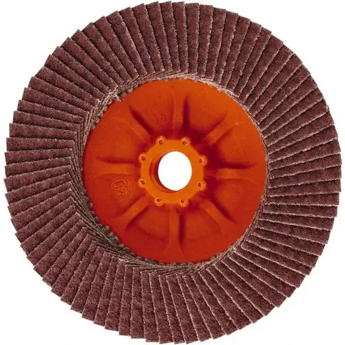 WALTER Surface Technologies 06B454-XCP10 Flap Disc: 5/8-11 Hole, 40 Grit, Zirconia Alumina, Type 27 - pack of 10