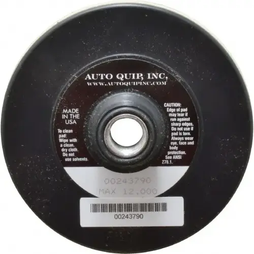 AutoQuip AQIHU14MV-45 Disc Backing Pad: Hook & Loop