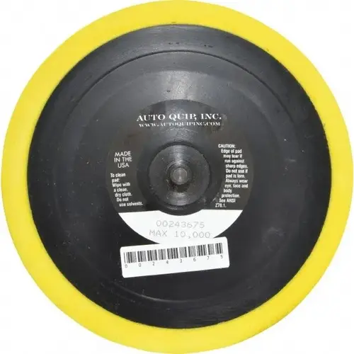 AutoQuip AQELSM-6 Disc Backing Pad: Adhesive & PSA