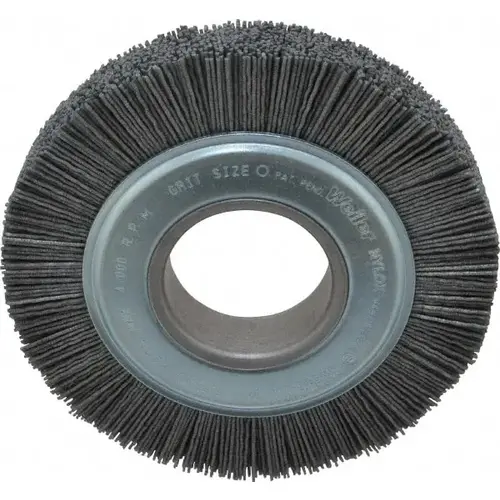 Weiler 97733 Wheel Brush: 6" Wheel Dia, Crimped