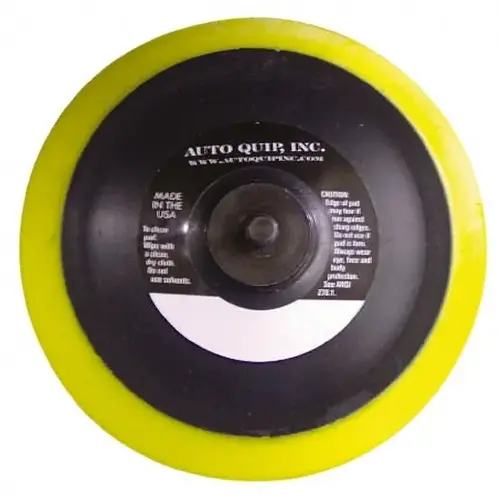 AutoQuip AQEHSM-6 Disc Backing Pad: Hook & Loop