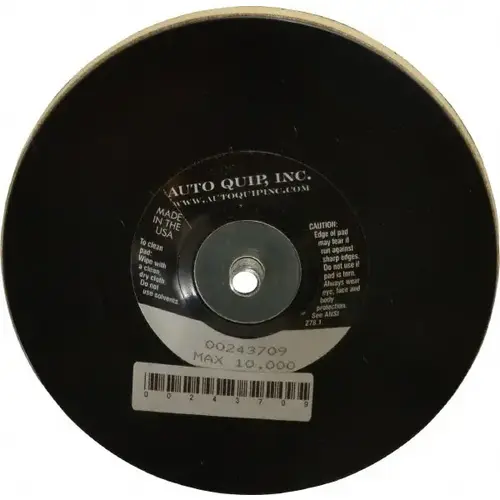 AutoQuip AQEHU14MV-5 Disc Backing Pad: Hook & Loop