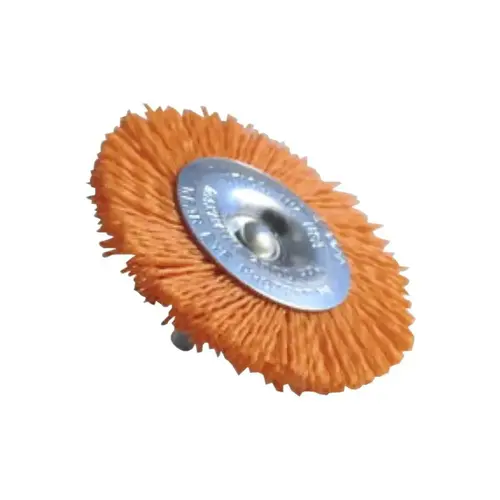 Dico 7200022 Wheel Brush: 3" Wheel Dia, Crimped
